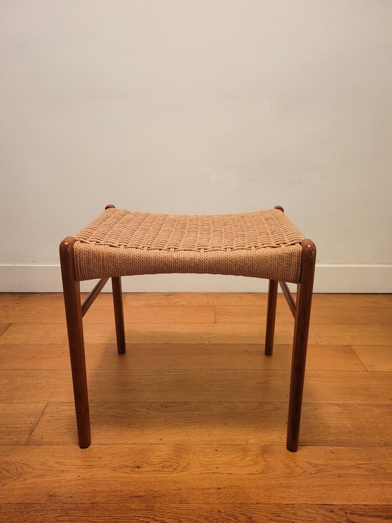 Image 1 of Danish Stool By Arne Wahl Iversen For Glyngøre Stolefabrik