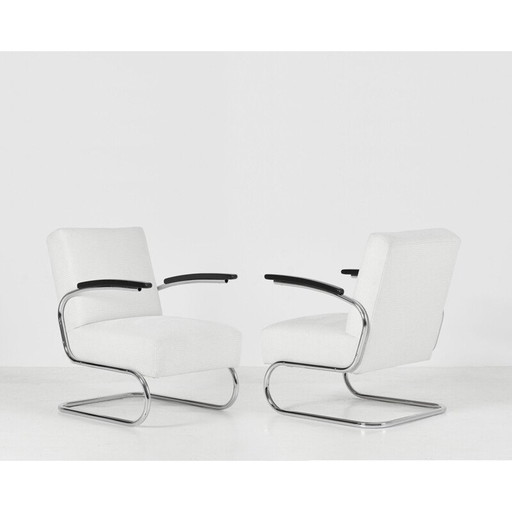 Pareja de sillones vintage S411 de WH Gispen para Mücke &amp; Melder, 1930