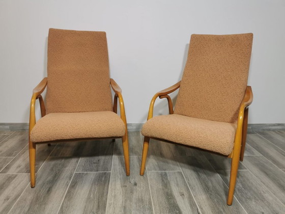 Image 1 of Lounge Chairs By Antonin Suman For Ton