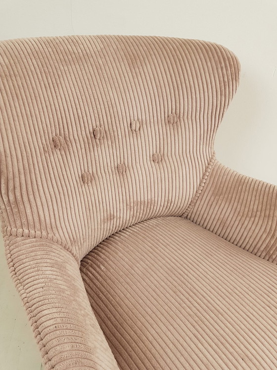 Image 1 of Artifort Theo Ruth fauteuil dames | nouvellement tapissé rose