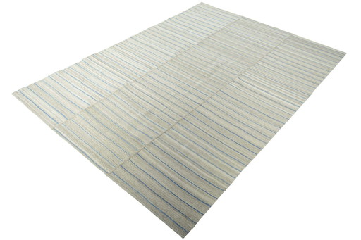 Kilim Fars de diseñador tejido a mano – 269 x 197 cm (nuevo)