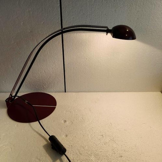 Image 1 of Herda Holland - Dutch design - model B1412 - halogen - Bordeaux table lamp