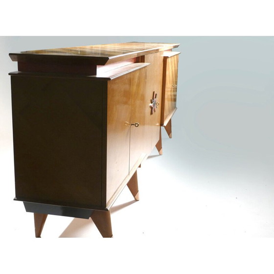 Image 1 of Vintage cherry wood sideboard, France 1950