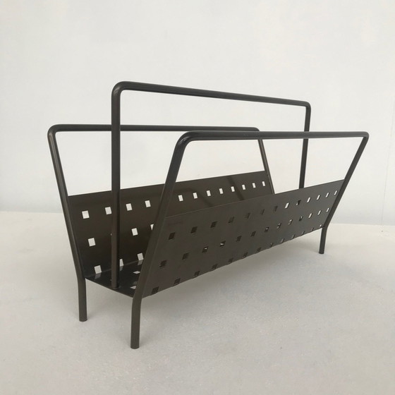 Image 1 of Reading Tray/Newspaper Tray Bronze Steel 1980s