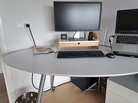 Image 1 of Ligne Roset Desk With Linked Drawer Cabinet