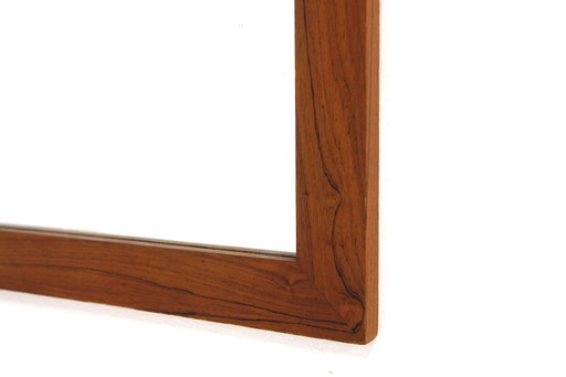  Scandinavian Rosewood Mirror, Sweden, 1960, 129Cm X 50Cm