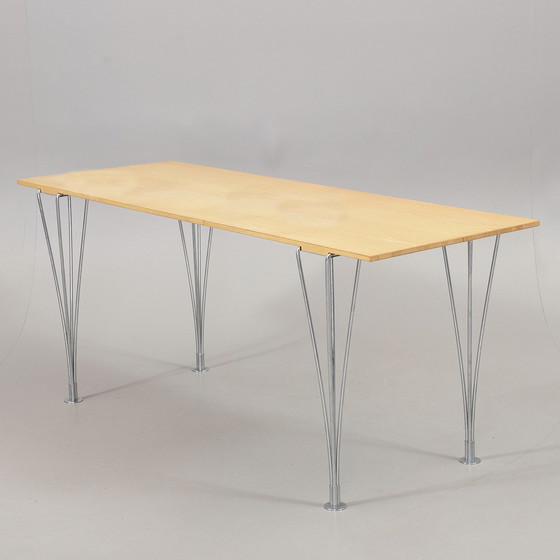 Image 1 of Table vintage rectangle bois Piet HEIN de Mathson DK