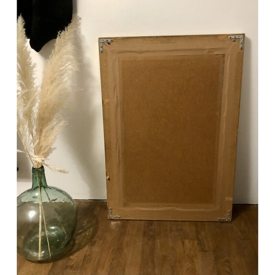 Image 1 of Dipinto d'epoca "I papaveri" con cornice in legno dorato di Bernard Buffet, anni '60