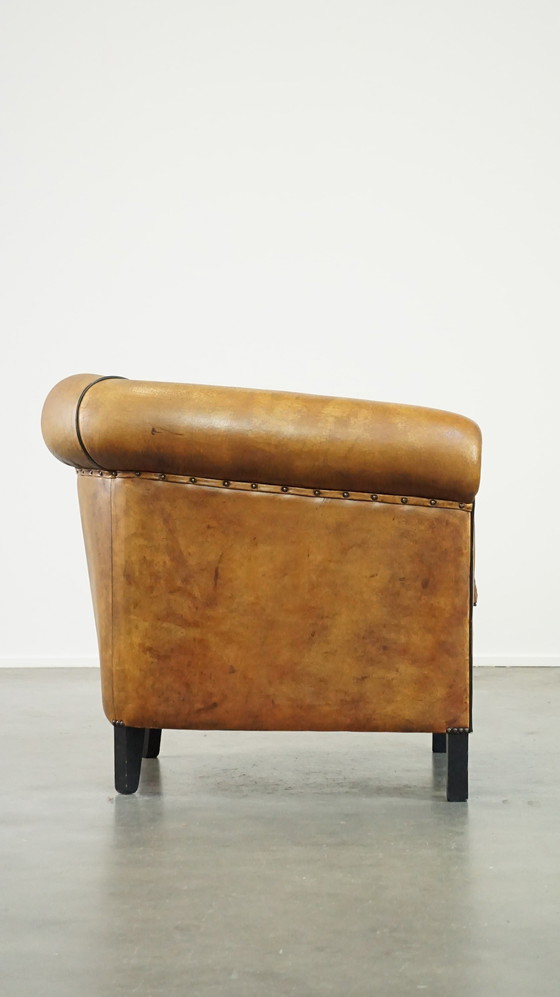 Image 1 of Sheep leather club chair