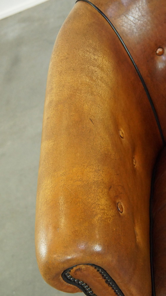 Image 1 of Sheep leather club chair