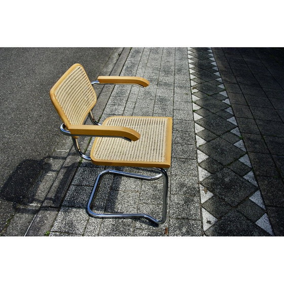 Image 1 of Vintage beechwood armchair by Marcel Breuer, 1970