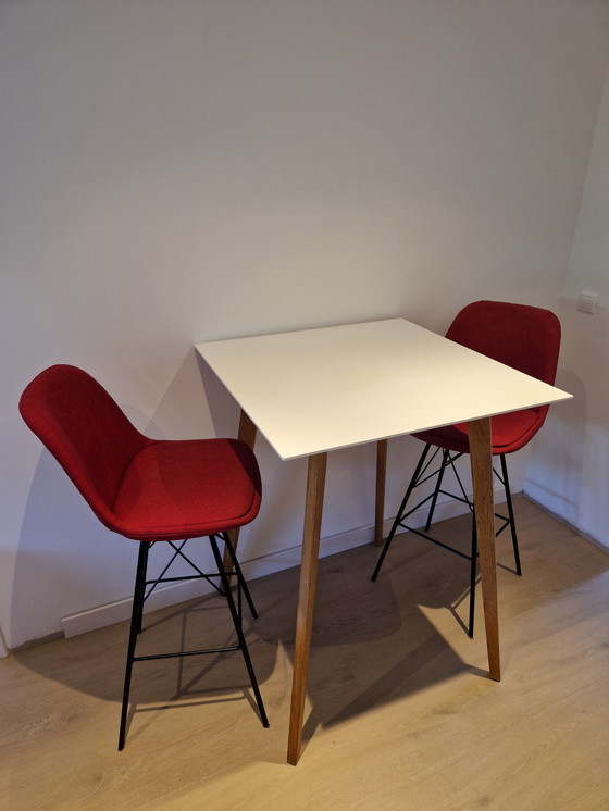 Image 1 of Tenzo bar table/high table with 2 bar stool