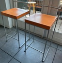 2x tabourets de bar Lapalma Cubo