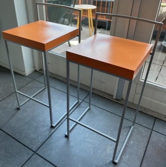 Image 1 of 2x Lapalma Cubo bar stools