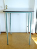 2x Assenburg tables, adjustable legs and feet