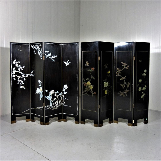 Image 1 of Midcentury Chinese lacquer room dividers