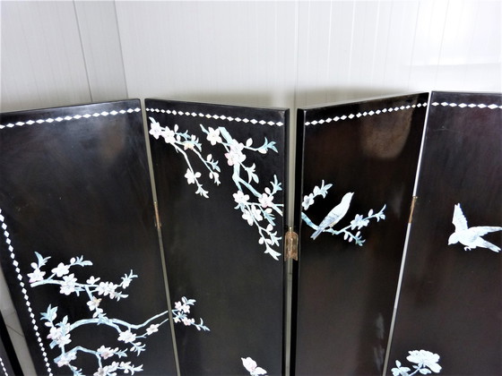 Image 1 of Midcentury Chinese lacquer room dividers