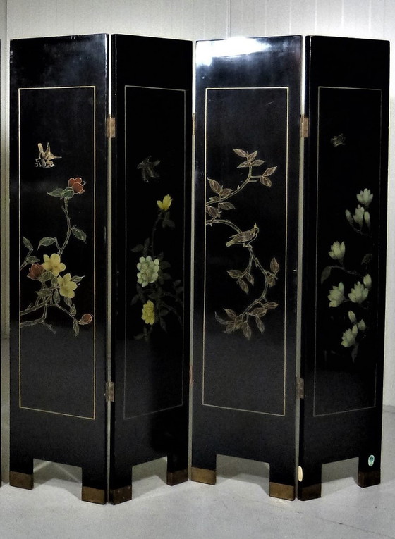 Image 1 of Midcentury Chinese lacquer room dividers