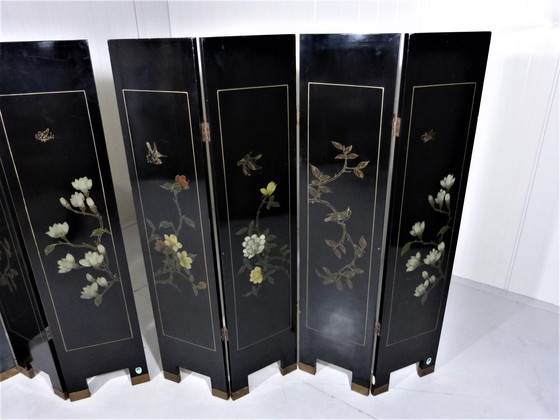 Image 1 of Midcentury Chinese lacquer room dividers