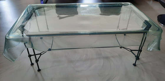 Image 1 of Design glass coffee table