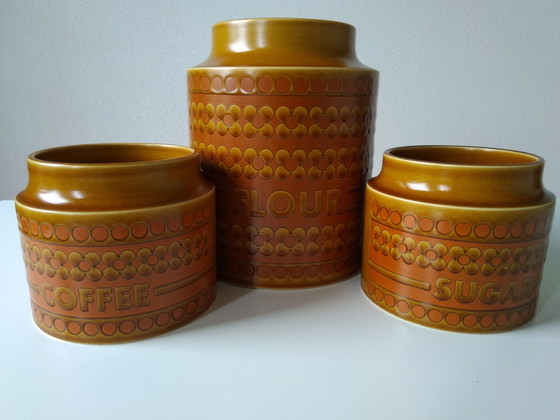 Image 1 of 3x pots de stockage de safran de Hornsea