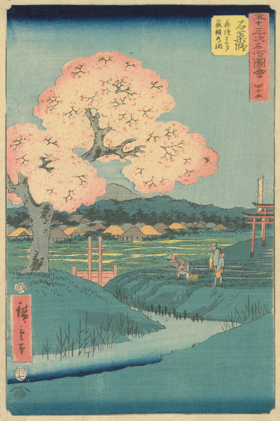 Image 1 of Utagawa Hiroshigi-----Le cerisier
