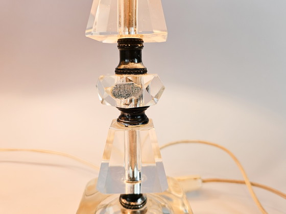 Image 1 of Hollywood Regency - Imported - Hand Cut Lead Crystal - Table lamps (2) - 1960's