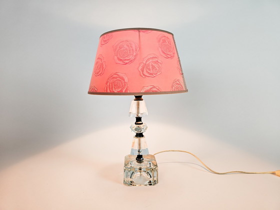 Image 1 of Hollywood Regency - Imported - Hand Cut Lead Crystal - Table lamps (2) - 1960's