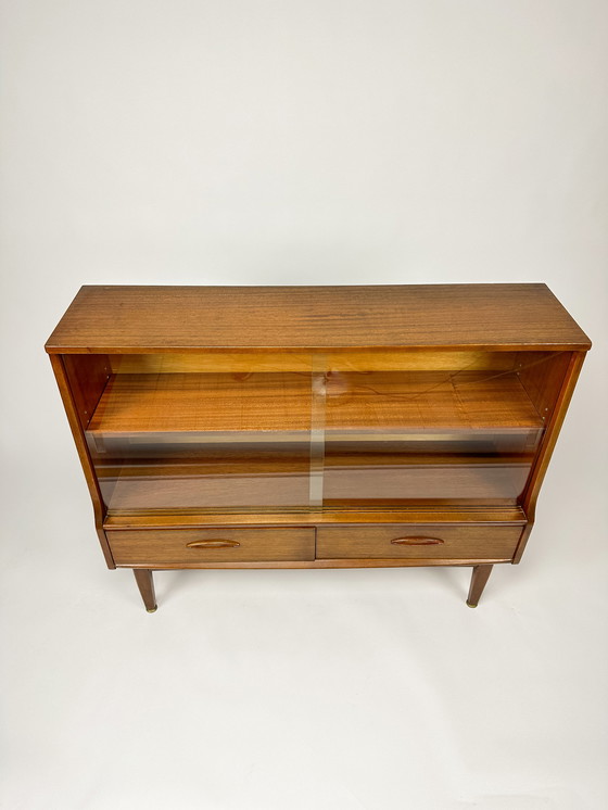 Image 1 of Mid century bookcase display cabinet