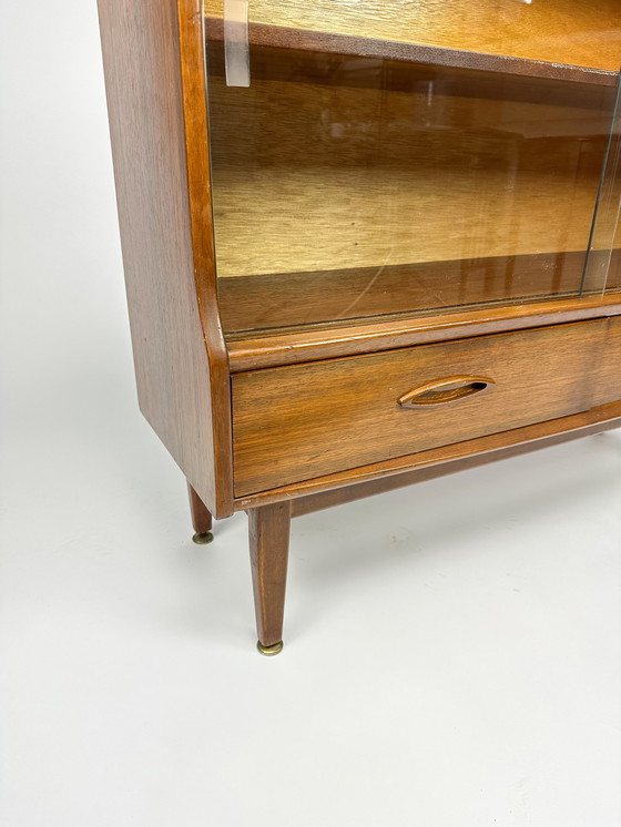 Image 1 of Mid century bookcase display cabinet