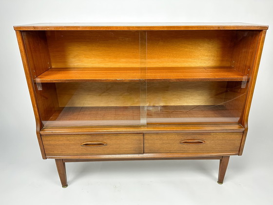 Image 1 of Mid century bookcase display cabinet