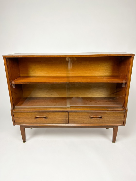 Image 1 of Mid century bookcase display cabinet