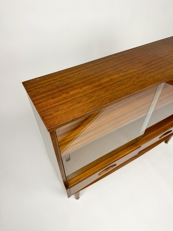 Image 1 of Mid century bookcase display cabinet