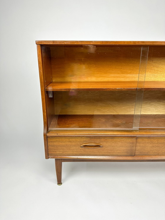 Image 1 of Mid century bookcase display cabinet