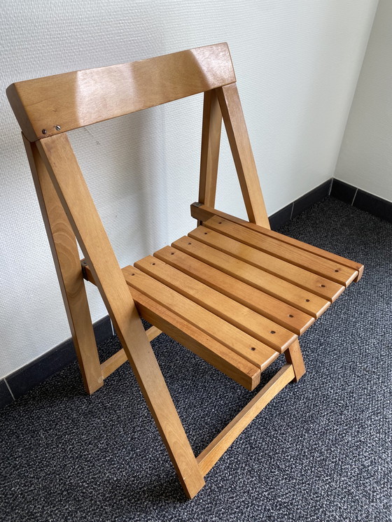 Image 1 of Aldo Jacober wooden folding chair