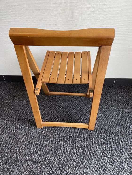 Image 1 of Aldo Jacober wooden folding chair