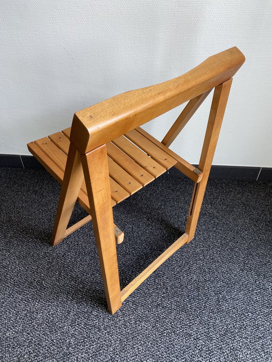 Image 1 of Chaise pliante en bois Aldo Jacober