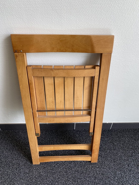 Image 1 of Aldo Jacober wooden folding chair