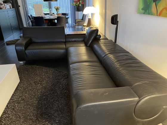 Image 1 of Leolux flat corner sofa