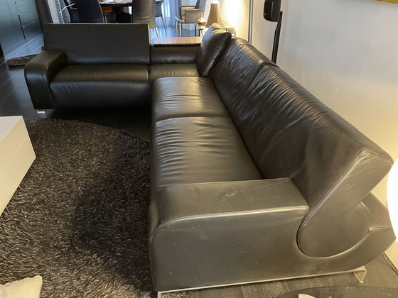 Image 1 of Leolux flat corner sofa