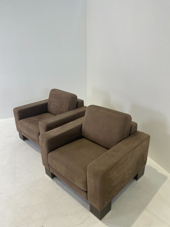 Image 1 of 2x Rolf Benz armchairs