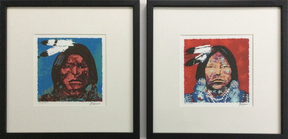 Image 1 of Espen Hagen- The Blue and Red Indian