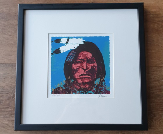 Image 1 of Espen Hagen- The Blue and Red Indian