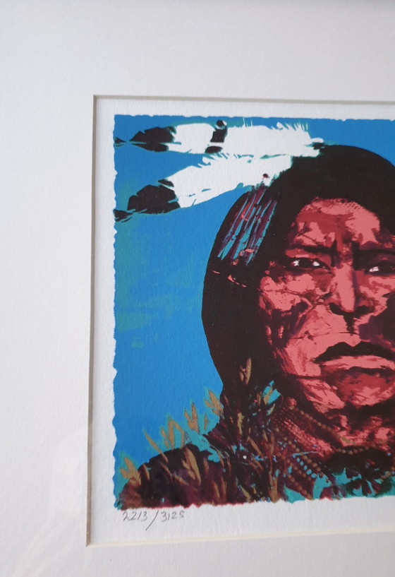 Image 1 of Espen Hagen- The Blue and Red Indian