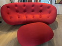 Linge roset plum 4 plazas + taburete