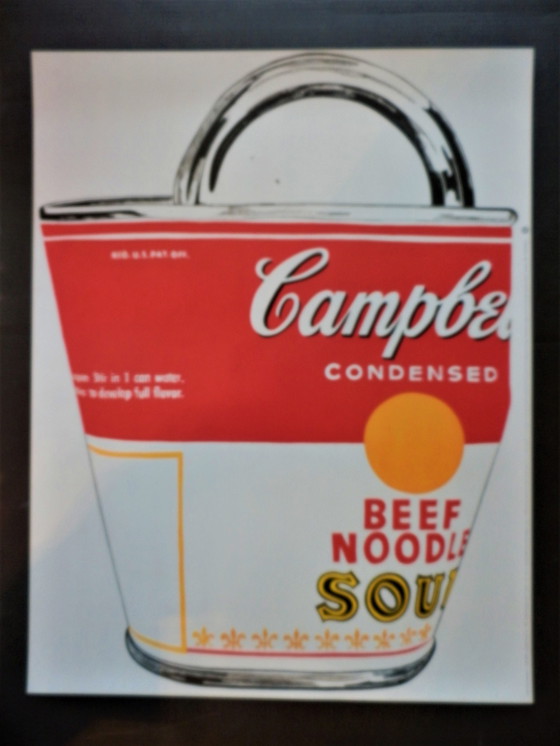 Image 1 of Andy Warhol - Boîte de soupe Cambell's. Offset de 1962