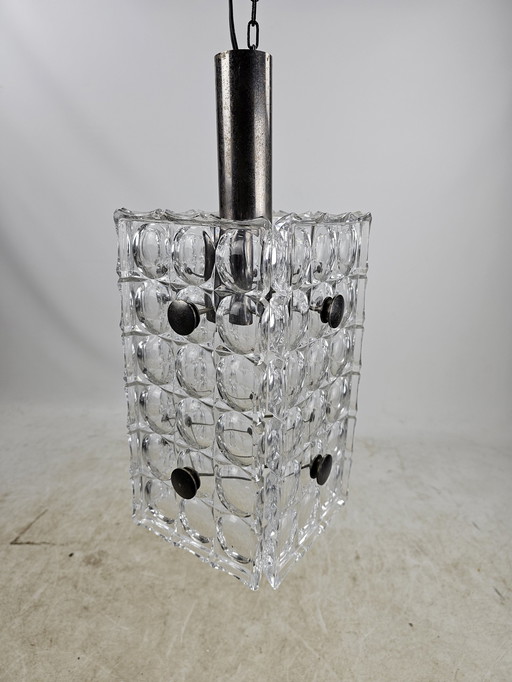 Italian Pendant Lamp Of Thick Glass