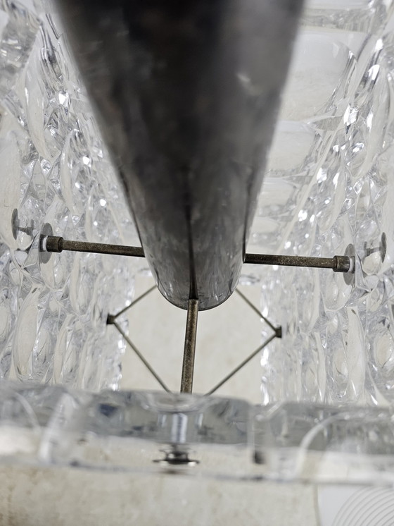 Image 1 of Italian Pendant Lamp Of Thick Glass