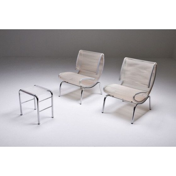 Image 1 of Coppia di poltrone vintage in cromo e plastica, 1960