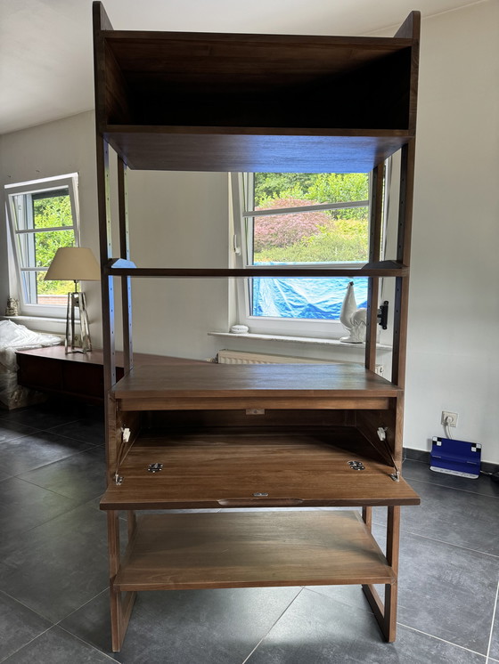 Image 1 of Wall Bookcase in solid teak